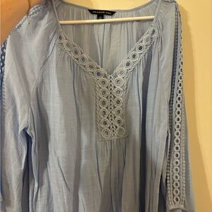 Zac & Rachel Sky Blue Top (1X)